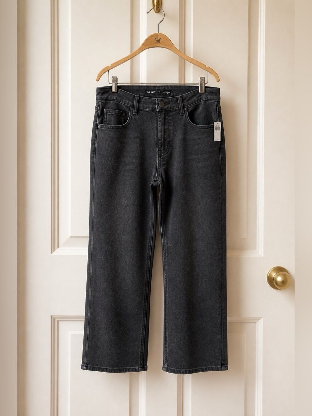Old Navy Black High-Rise Wow Wide-Leg Jeans